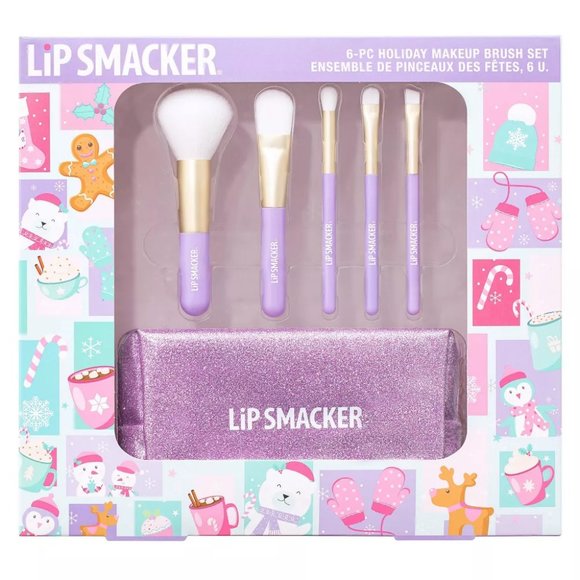 New Lip Smacker 6 Piece Makeup Brush Set - Picture 1 of 5